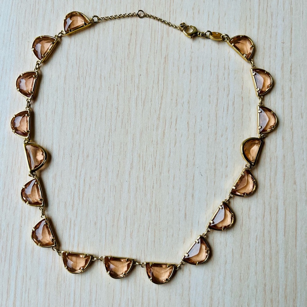 FOSSIL Gold and Brown Necklace